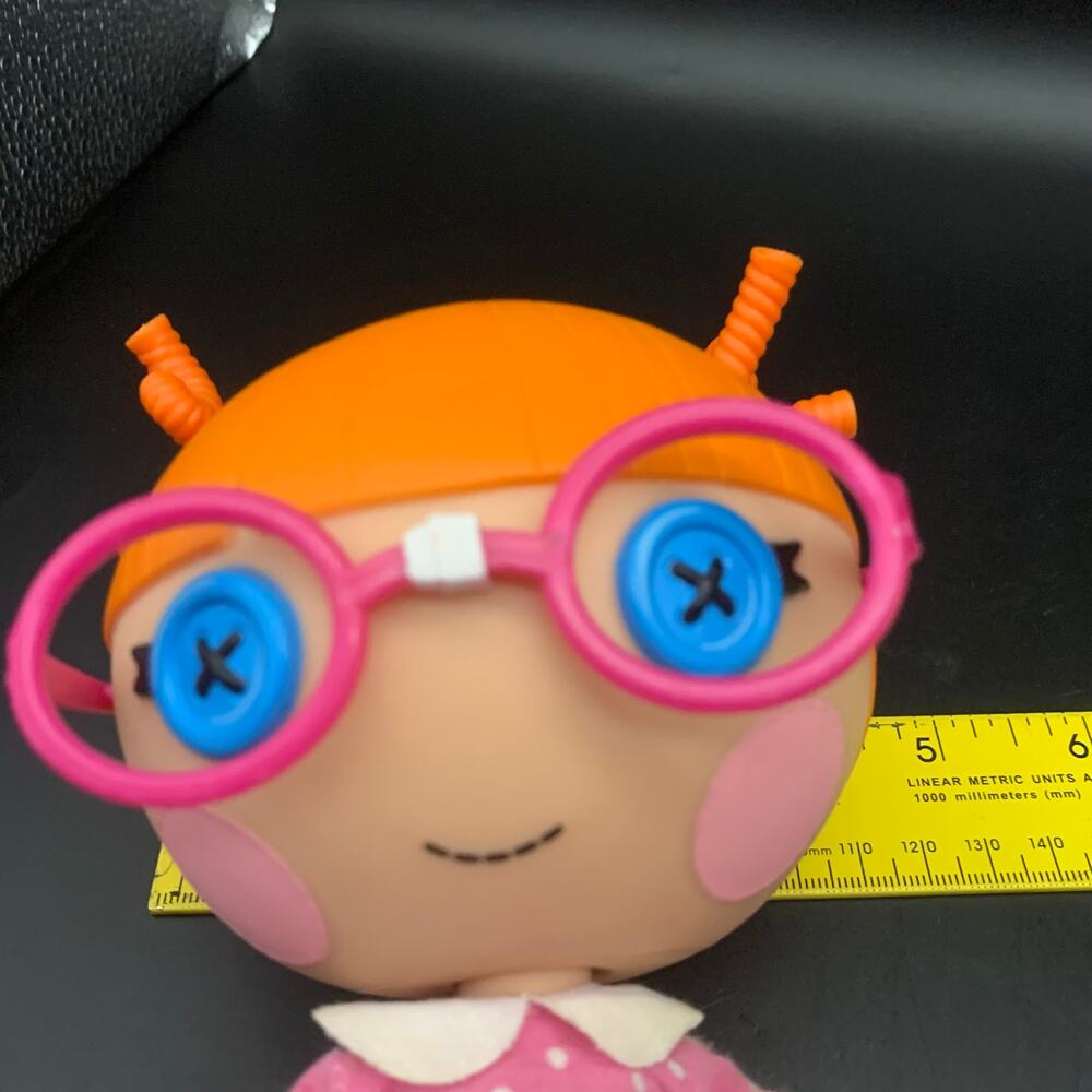 Lalaloopsy Littles Specs Reads-A-Lot Silly Hair 7” Doll Hard Plastic - Picture 12 of 12